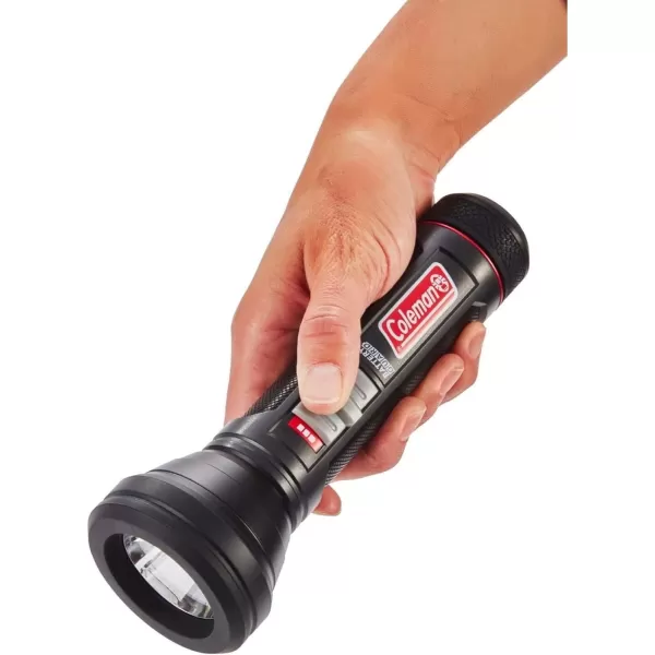 Coleman LED Flashlight with BatteryGuard Technology, Strong &amp; Lightweight Water-Resistant Flashlight with Extra Drop Protection, Up to 25% More Battery Life than Traditional Flashlights