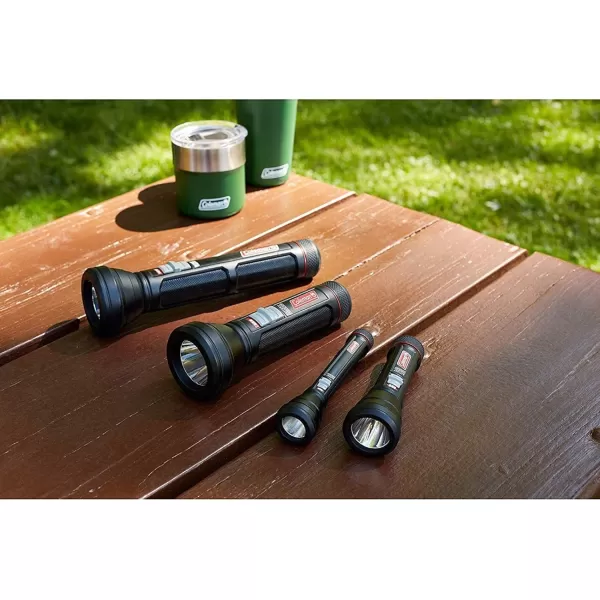 Coleman LED Flashlight with BatteryGuard Technology, Strong &amp; Lightweight Water-Resistant Flashlight with Extra Drop Protection, Up to 25% More Battery Life than Traditional Flashlights