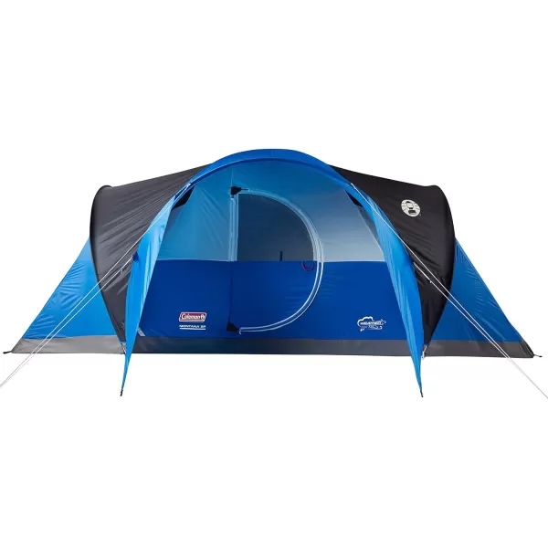 Coleman Montana Camping Tent, 6/8 Person Family Tent with Included Rainfly, Carry Bag, and Spacious Interior, Fits Multiple Queen Airbeds and Sets Up in 15 Minutes