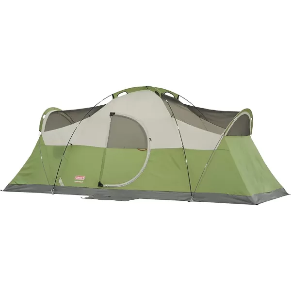 Coleman Montana Camping Tent, 6/8 Person Family Tent with Included Rainfly, Carry Bag, and Spacious Interior, Fits Multiple Queen Airbeds and Sets Up in 15 Minutes