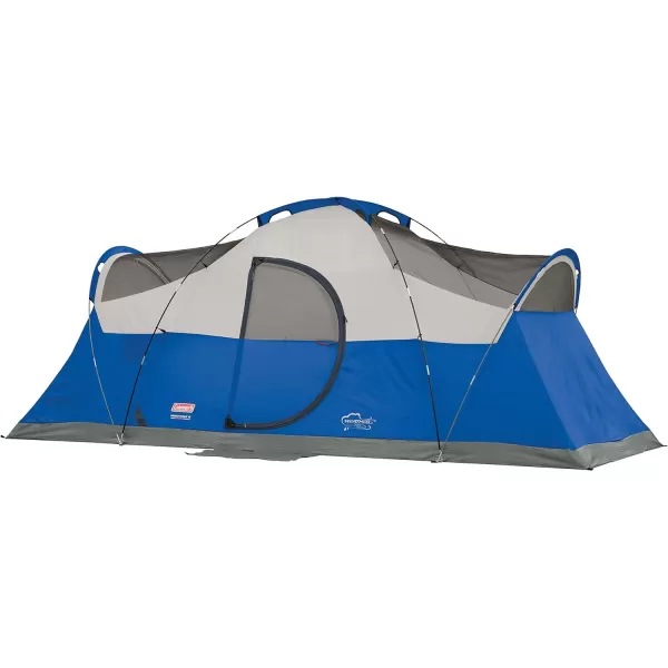 Coleman Montana Camping Tent, 6/8 Person Family Tent with Included Rainfly, Carry Bag, and Spacious Interior, Fits Multiple Queen Airbeds and Sets Up in 15 Minutes