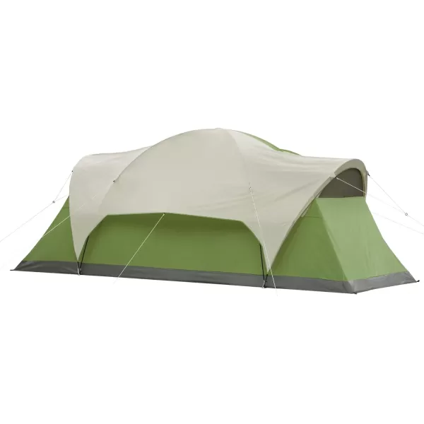 Coleman Montana Camping Tent, 6/8 Person Family Tent with Included Rainfly, Carry Bag, and Spacious Interior, Fits Multiple Queen Airbeds and Sets Up in 15 Minutes