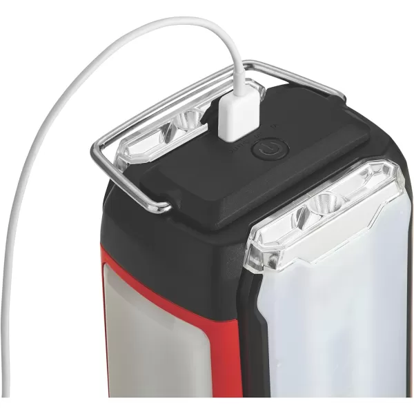 Coleman Multi-Panel Rechargeable LED Lantern, Water-Resistant Lantern with Removable Magnetic Light Panels, Built-In Flashlight, &amp; USB Charging Port; Great for Camping, Hunting, Emergencies, &amp; More