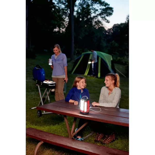 Coleman Multi-Panel Rechargeable LED Lantern, Water-Resistant Lantern with Removable Magnetic Light Panels, Built-In Flashlight, &amp; USB Charging Port; Great for Camping, Hunting, Emergencies, &amp; More