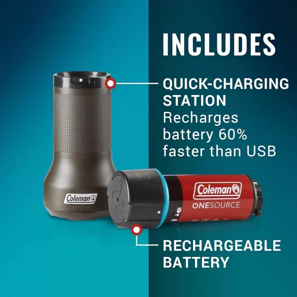 Coleman OneSource Rechargeable Battery Pack and Charger