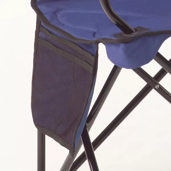 Coleman Portable Camping Chair with 4-Can Cooler, Fully Cushioned Seat and Back with Side Pocket and Cup Holder, Carry Bag Included, Collapsible Chair for Camping, Tailgates, Beach, and Sports