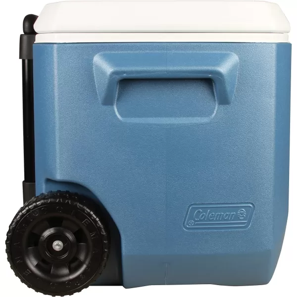 Coleman Portable Rolling Cooler | 50 Quart Xtreme 5 Day Cooler with Wheels | Wheeled Hard Cooler Keeps Ice Up to 5 Days