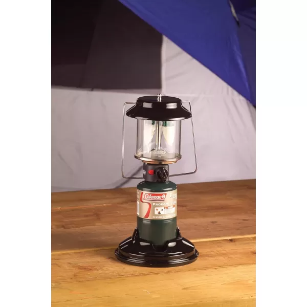 Coleman QuickPack 2-Mantle Propane Lantern with Carry Case, 1000 Lumens Lantern with Adjustable Brightness &amp; Push-Button Starter, No Matches Needed, Great for Camping, Power Outage, &amp; More