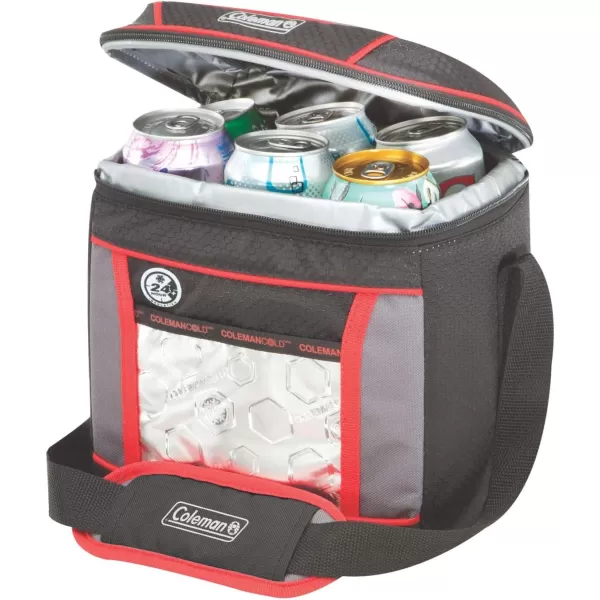 Coleman Soft Cooler Bag | Keeps Ice Up to 24 Hours | Insulated Lunch Cooler with Adjustable Shoulder Straps | Great for Picnics, BBQs, Camping, Tailgating &amp; Outdoor Activities