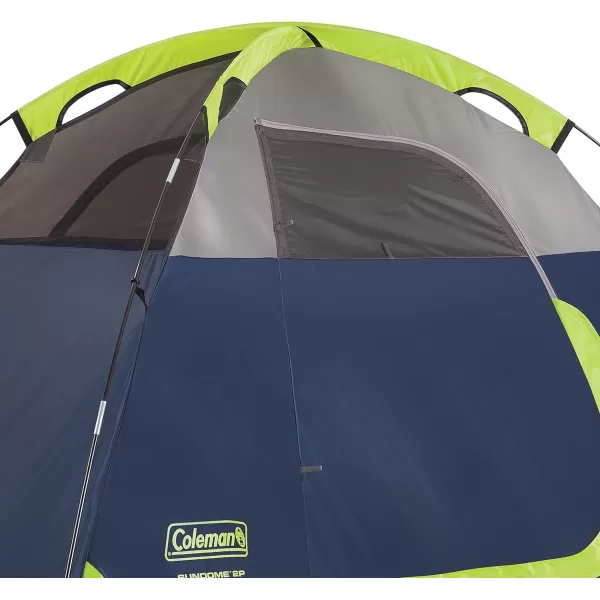 Coleman Sundome Camping Tent, 2/3/4/6 Person Dome Tent with Snag-Free Poles for Easy Setup in Under 10 Mins, Included Rainfly Blocks Wind &amp; Rain, Tent for Camping, Festivals, Backyard, Sleepovers