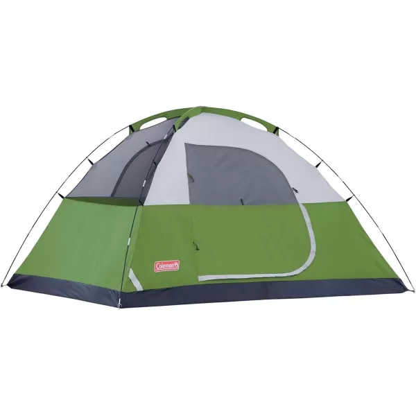 Coleman Sundome Camping Tent, 2/3/4/6 Person Dome Tent with Snag-Free Poles for Easy Setup in Under 10 Mins, Included Rainfly Blocks Wind &amp; Rain, Tent for Camping, Festivals, Backyard, Sleepovers