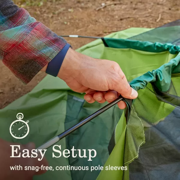 Coleman Sundome Camping Tent, 2/3/4/6 Person Dome Tent with Snag-Free Poles for Easy Setup in Under 10 Mins, Included Rainfly Blocks Wind &amp; Rain, Tent for Camping, Festivals, Backyard, Sleepovers