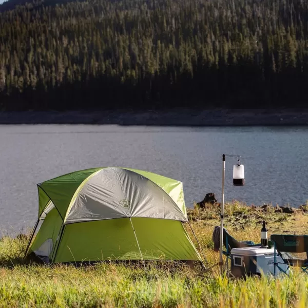 Coleman Sundome Camping Tent, 2/3/4/6 Person Dome Tent with Snag-Free Poles for Easy Setup in Under 10 Mins, Included Rainfly Blocks Wind &amp; Rain, Tent for Camping, Festivals, Backyard, Sleepovers