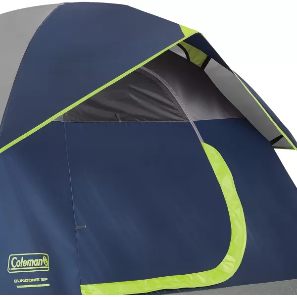 Coleman Sundome Camping Tent, 2/3/4/6 Person Dome Tent with Snag-Free Poles for Easy Setup in Under 10 Mins, Included Rainfly Blocks Wind &amp; Rain, Tent for Camping, Festivals, Backyard, Sleepovers