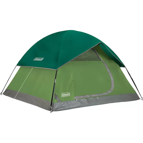 Coleman Sundome Camping Tent, 2/3/4/6 Person Dome Tent with Snag-Free Poles for Easy Setup in Under 10 Mins, Included Rainfly Blocks Wind &amp; Rain, Tent for Camping, Festivals, Backyard, Sleepovers