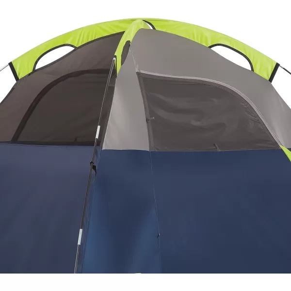 Coleman Sundome Camping Tent, 2/3/4/6 Person Dome Tent with Snag-Free Poles for Easy Setup in Under 10 Mins, Included Rainfly Blocks Wind &amp; Rain, Tent for Camping, Festivals, Backyard, Sleepovers