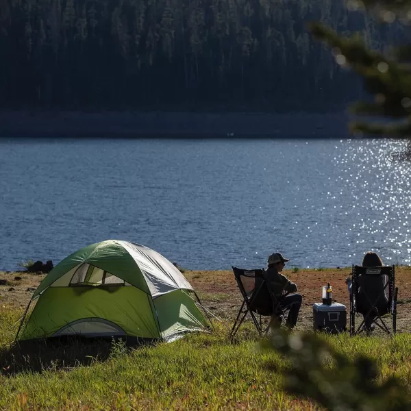 Coleman Sundome Camping Tent, 2/3/4/6 Person Dome Tent with Snag-Free Poles for Easy Setup in Under 10 Mins, Included Rainfly Blocks Wind &amp; Rain, Tent for Camping, Festivals, Backyard, Sleepovers