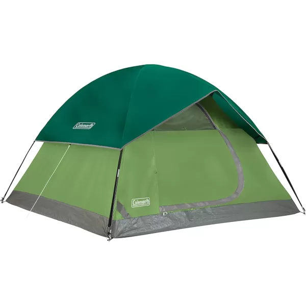 Coleman Sundome Camping Tent, 2/3/4/6 Person Dome Tent with Snag-Free Poles for Easy Setup in Under 10 Mins, Included Rainfly Blocks Wind &amp; Rain, Tent for Camping, Festivals, Backyard, Sleepovers