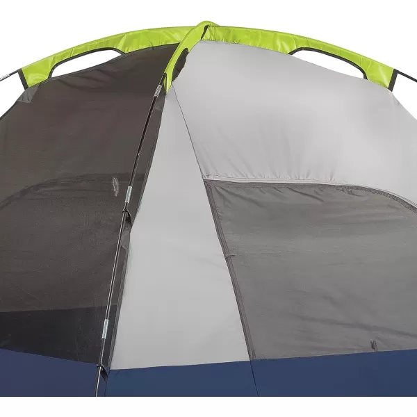 Coleman Sundome Camping Tent, 2/3/4/6 Person Dome Tent with Snag-Free Poles for Easy Setup in Under 10 Mins, Included Rainfly Blocks Wind &amp; Rain, Tent for Camping, Festivals, Backyard, Sleepovers