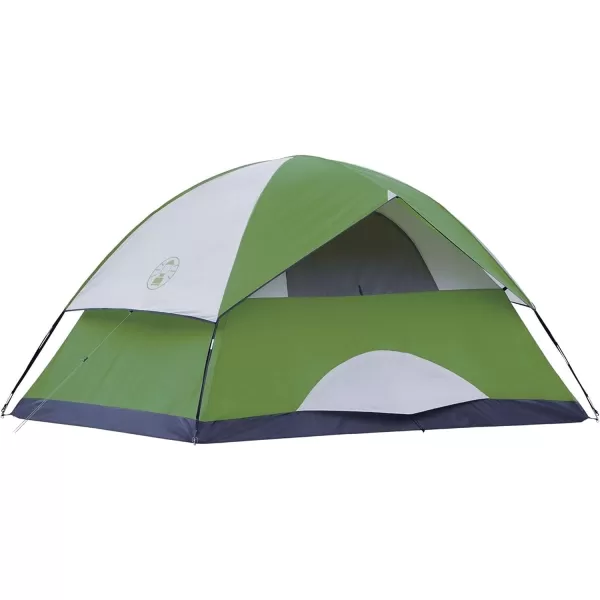 Coleman Sundome Camping Tent, 2/3/4/6 Person Dome Tent with Snag-Free Poles for Easy Setup in Under 10 Mins, Included Rainfly Blocks Wind &amp; Rain, Tent for Camping, Festivals, Backyard, Sleepovers