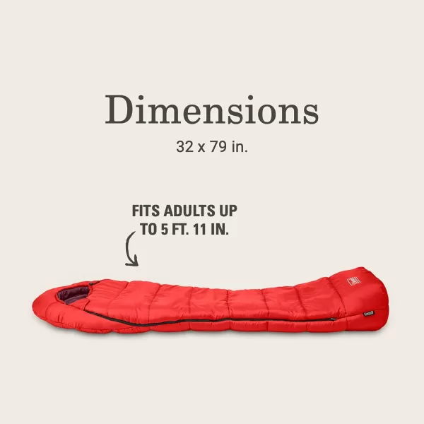 Coleman Tidelands Mummy Sleeping Bag, Cool-Weather 30°F/40°F/50°F Camping Sleeping Bag for Adults with Insulation, Heat Retention, and Easy-Zip, Big &amp; Tall