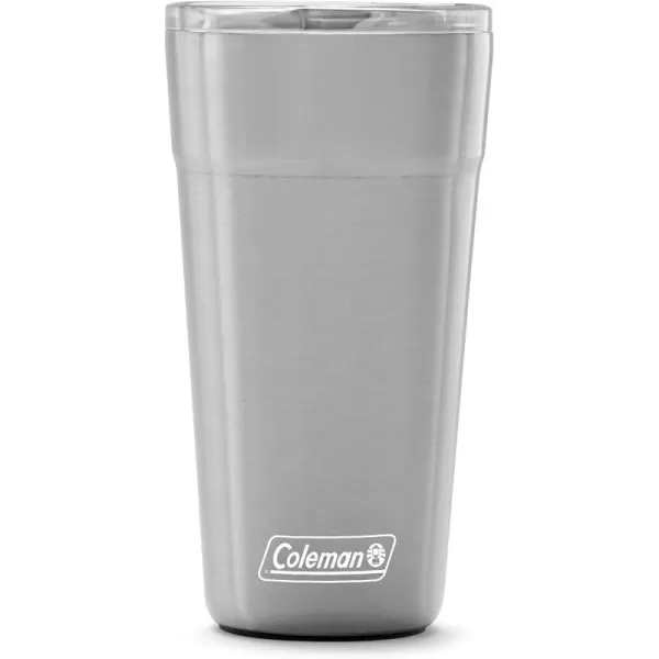 Coleman Brew Vacuum-Insulated Stainless Steel Tumbler, 20oz Water Bottle/Coffee Mug with Slidable Spout Cover &amp; Integrated Bottle Opener