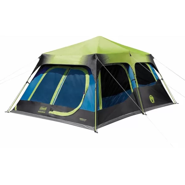 Coleman Camping Tent with Instant Setup, 4/6/8/10 Person Weatherproof Tent with WeatherTec Technology, Double-Thick Fabric, and Included Carry Bag, Sets Up in 60 Seconds