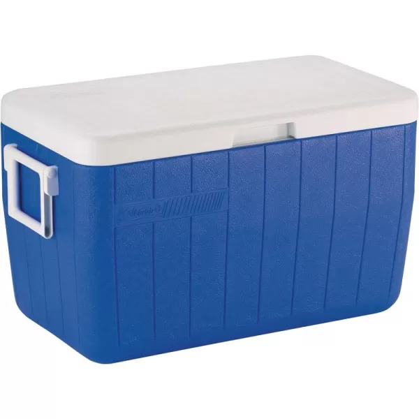 Coleman Chiller Series 48qt Insulated Portable Cooler, Hard Cooler with Ice Retention &amp; Heavy-Duty Handles, Great for Camping, Tailgating, Beach, Picnic, Groceries, Boating &amp; More