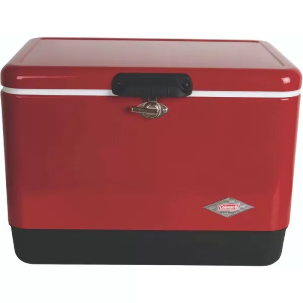 Coleman Cooler | Steel-Belted Cooler Keeps Ice Up to 4 Days | 54-Quart Cooler for Camping, BBQs, Tailgating &amp; Outdoor Activities