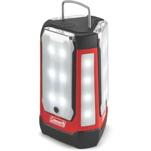 Coleman Multi-Panel Rechargeable LED Lantern, Water-Resistant Lantern with Removable Magnetic Light Panels, Built-In Flashlight, &amp; USB Charging Port; Great for Camping, Hunting, Emergencies, &amp; More