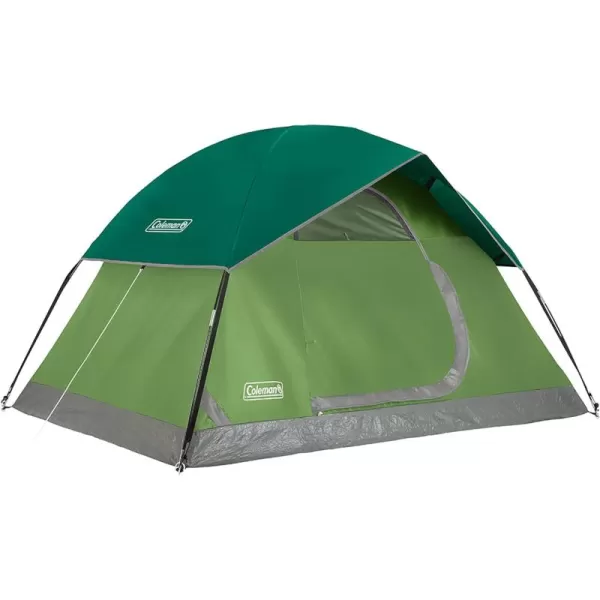 Coleman Sundome Camping Tent, 2/3/4/6 Person Dome Tent with Snag-Free Poles for Easy Setup in Under 10 Mins, Included Rainfly Blocks Wind &amp; Rain, Tent for Camping, Festivals, Backyard, Sleepovers