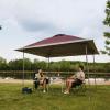 imageColeman Oasis Instant PopUp Canopy Tent with Side Wall Attachment 10x10ft13x13ft Portable Shelter with OnePush Setup ampamp Takedown Robust Frame with Wheeled Carry BagBlackberry