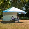 imageColeman Oasis Instant PopUp Canopy Tent with Side Wall Attachment 10x10ft13x13ft Portable Shelter with OnePush Setup ampamp Takedown Robust Frame with Wheeled Carry BagMoss