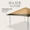 imageColeman Oasis Instant PopUp Canopy Tent with Side Wall Attachment 10x10ft13x13ft Portable Shelter with OnePush Setup ampamp Takedown Robust Frame with Wheeled Carry BagLight Oak