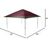 imageColeman Oasis Instant PopUp Canopy Tent with Side Wall Attachment 10x10ft13x13ft Portable Shelter with OnePush Setup ampamp Takedown Robust Frame with Wheeled Carry BagBlackberry