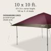 imageColeman Oasis Instant PopUp Canopy Tent with Side Wall Attachment 10x10ft13x13ft Portable Shelter with OnePush Setup ampamp Takedown Robust Frame with Wheeled Carry BagBlackberry