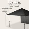 imageColeman Oasis Lite PopUp Canopy Tent with Side Wall Attachment 7x7ft Portable Shelter with Easy Setup ampamp Takedown Wheeled Carry Bag IncludedBlack