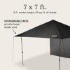 imageColeman Oasis Lite PopUp Canopy Tent with Side Wall Attachment 7x7ft Portable Shelter with Easy Setup ampamp Takedown Wheeled Carry Bag IncludedBlack