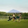 imageColeman Oasis Lite PopUp Canopy Tent with Side Wall Attachment 7x7ft Portable Shelter with Easy Setup ampamp Takedown Wheeled Carry Bag IncludedFog