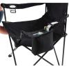imageColeman Portable Camping Chair with 4Can Cooler Cushioned Seat ampamp Back with Side Pockets ampamp Cup Holder Carry Bag Included Great for Camping Tailgating Firepits Patio ampamp MoreBlack