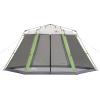 imageColeman Skylodge Portable Screenhouse with 1Minute Setup Screened Gazebo for BugFree Lounging Outdoor Sun Shade for Picnic Events Parties Camping ampamp MoreGray
