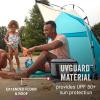 imageColeman Skyshade Large Portable Sun Shelter Easy Setup with PreAttached Poles Canopy Provides Cover from Sand ampamp Sun Great for Beach Park Tailgating Camping Backyard ampamp MoreContains Pfas