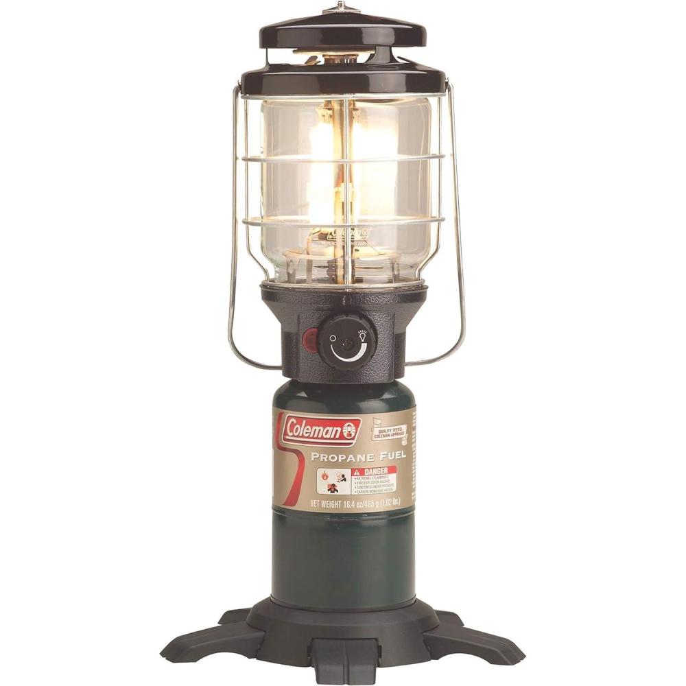 imageColeman NorthStar 1500 Lumens Gas Lantern with Matchless Lighting Folding Propane Lantern with Mantles ampamp Globe for Camping Power Outage Outdoor Lighting ampamp MorePropane Lantern