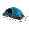 imageColeman 46810 Person Skydome Dark Room Tent with Rainfly 5 Minute Setup Blocks 90 of Sunlight 20 More Headroom Than Traditional Tents10person