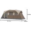 imageColeman 6Person WeatherMaster Tent with Screened Porch Weatherproof Tent with Screen Room Rainfly ampamp Carry Bag IncludedContains Pfas