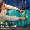 imageColeman Big Bay 40F Sleeping Bag Adult Mummy Sleep Sack with Headrest Foot Ventilation Storage Bag and Big ampamp Tall Sizes