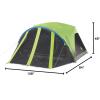 imageColeman Carlsbad Dark Room Tent with Screened Porch 46 Person Tent Blocks 90 of Sunlight to Keep Inside Cool Weatherproof Shelter with Easy Setup Made of PFASFree Materials4person