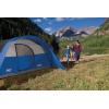 imageColeman Montana 8Person Camping Tent with Rainfly Weatherproof Family Tent Sets Up in 15 Mins Fits Multiple AirbedsBlue