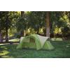 imageColeman Montana 8Person Camping Tent with Rainfly Weatherproof Family Tent Sets Up in 15 Mins Fits Multiple AirbedsGreen