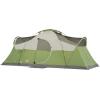 imageColeman Montana 8Person Camping Tent with Rainfly Weatherproof Family Tent Sets Up in 15 Mins Fits Multiple AirbedsGreen